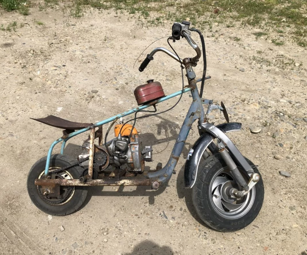 Мини байк Custom Chopper, реплика Harley-Davidson Panhead